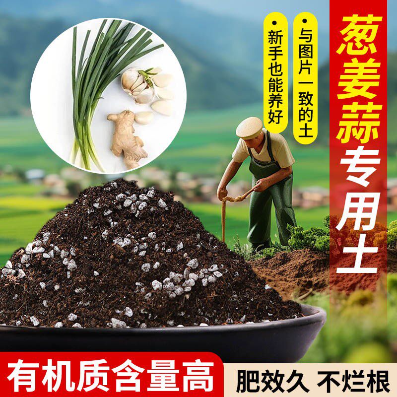 葱姜蒜适用土香葱营养土专用种菜土阳台盆栽通用蔬菜种植土壤批土