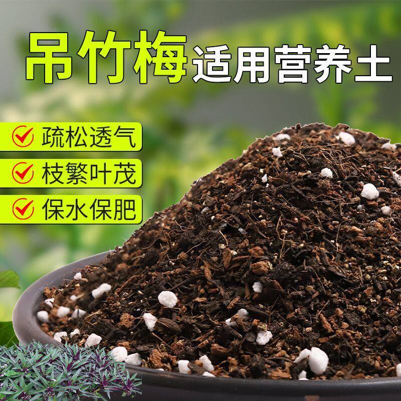 【吊竹梅专用土】疏松透气盆栽绿植专用室内植物有机营养土肥料