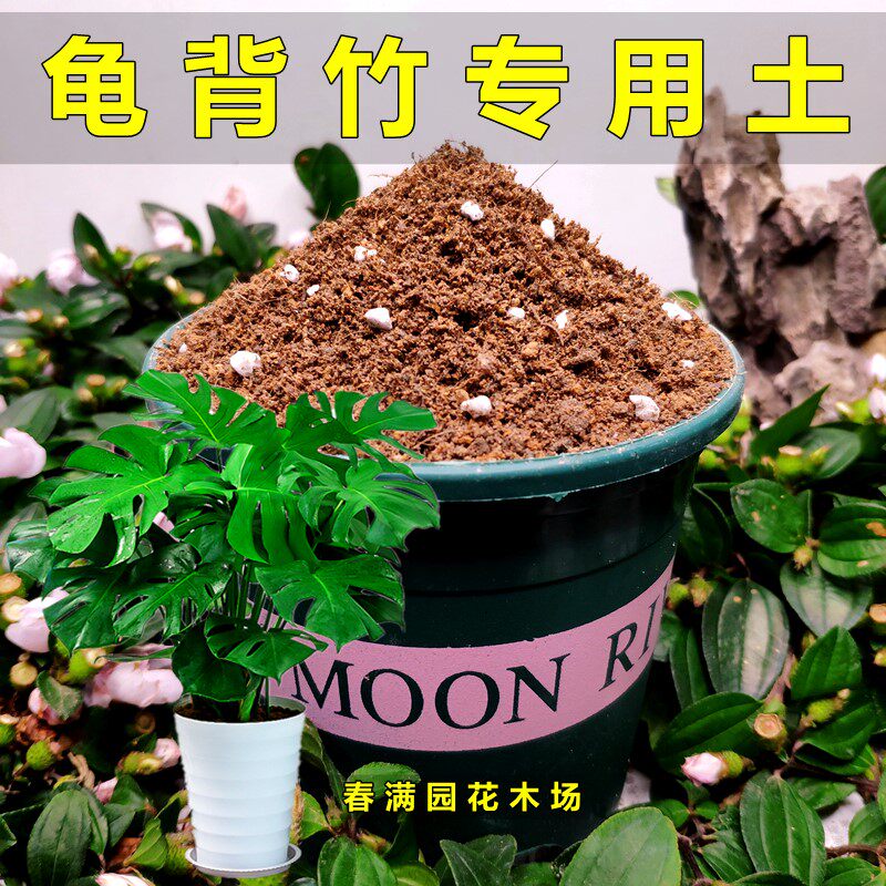 龟背竹专用土偏酸性植物培养土椰土混合养花通用土花卉基质土肥料