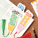 创意卡通动物造型高级感盒装 书签老师家长送儿童学生礼物中考高考励志文字空白祝福小贺卡ins可爱阅读书页夹