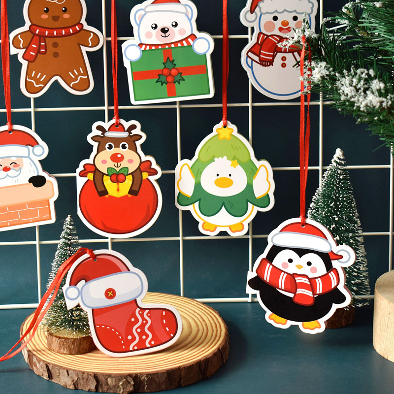 圣诞节快乐折叠立体异形贺卡学校老师活动布置教室装饰墙吊卡幼儿园儿童小学生祝福留言卡片纸挂件平安夜礼物