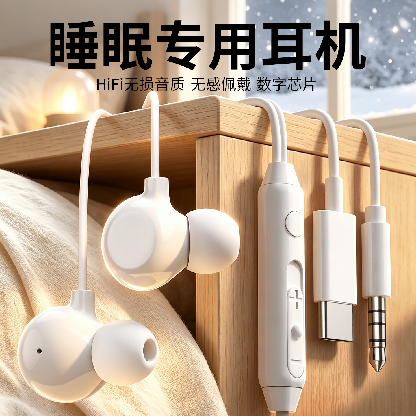 【原装正品】【侧睡不压耳】