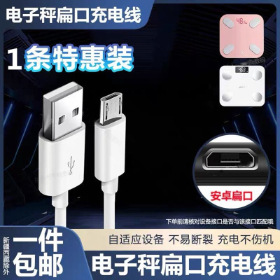 体重秤体脂称专用充电线