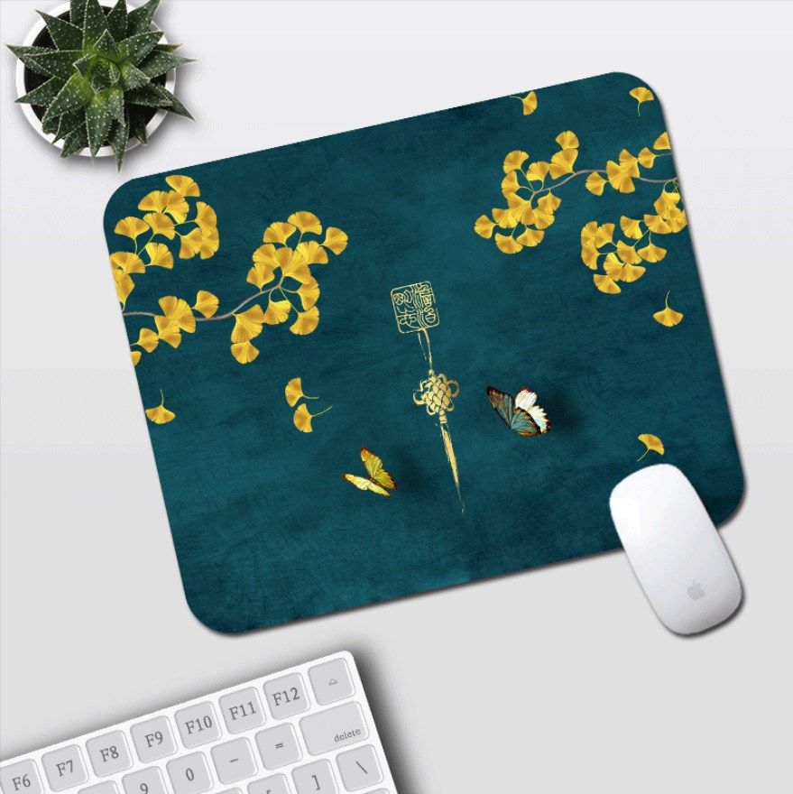 中国风国潮故宫古典文化小号加厚游戏写字办公电脑键盘锁边鼠标垫