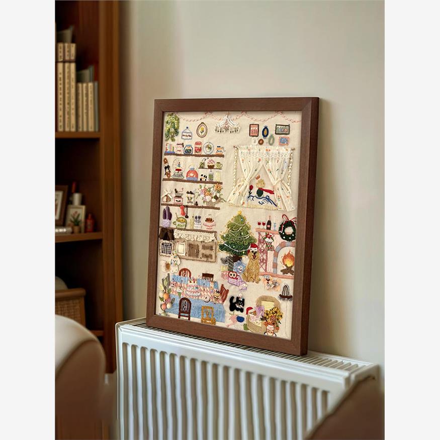 【缝合幻想】可爱卡通客厅装饰画中古风治愈餐厅挂画卧室床头摆画