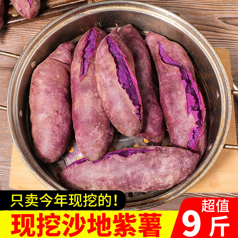 2021紫薯新鲜10斤板栗红薯番薯地瓜蜜薯5斤山芋烟薯香薯农家自种