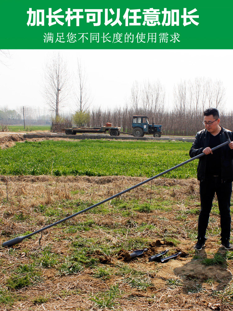 挖井神器手工人工打洞取土工具家用手动设备掏井旋挖电线杆挖坑