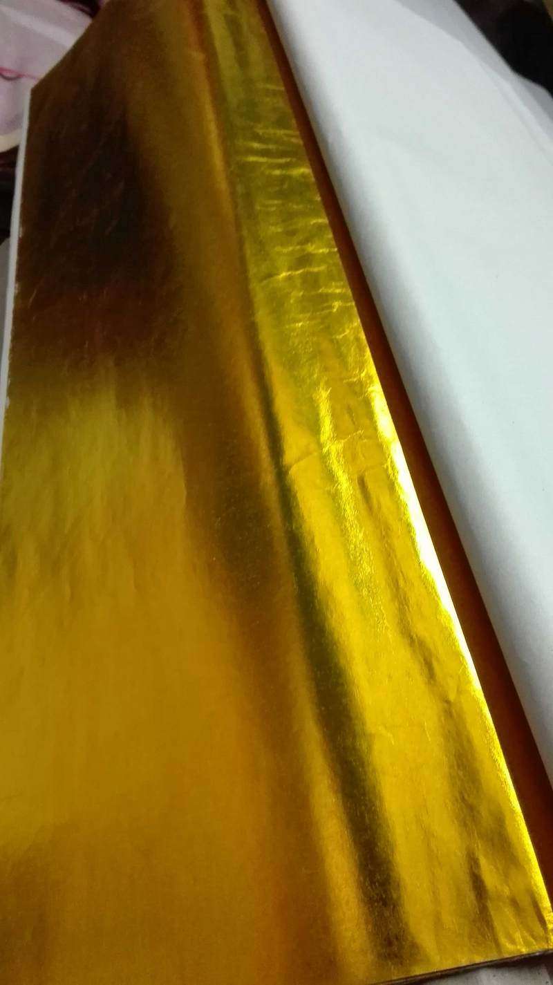 金纸金银元宝纸各种尺寸元宝纸折叠元宝覆膜金银箔纸
