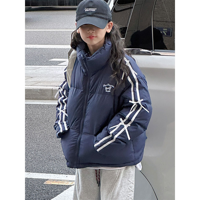 蝴蝶结袖女童棉衣2026秋冬装新款
