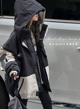女童三合一冲锋衣儿童羽绒服内胆