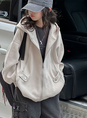 女童春装卫衣外套2026新款春秋