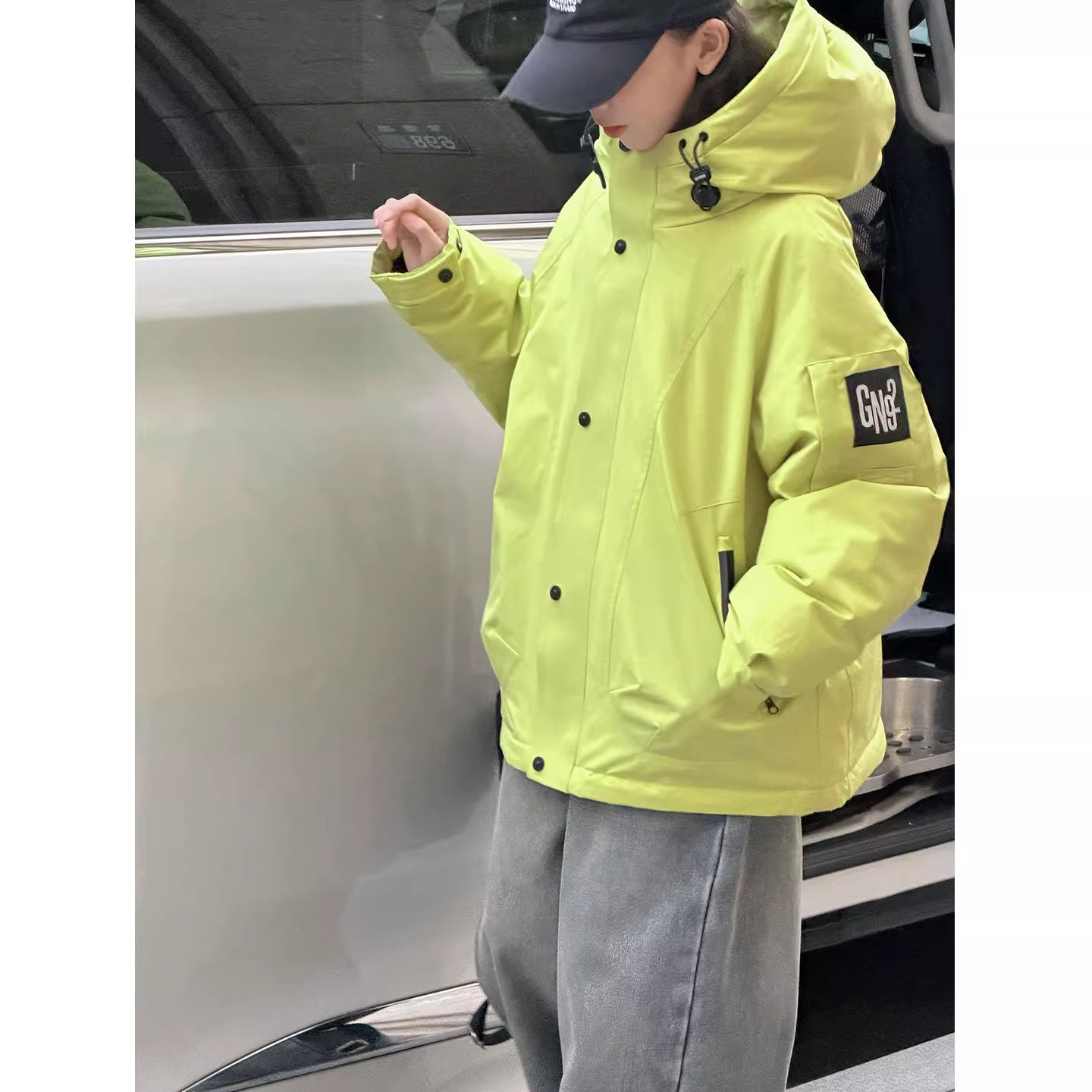 工装女童羽绒服外套冲锋衣