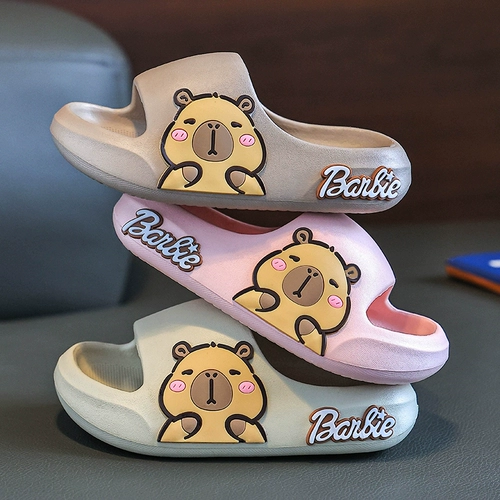 Детские летние нескользящие тапочки для мальчиков на платформе, мягкая подошва, подходит для подростков