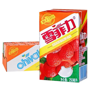 50箱 雪菲力荔枝汁250毫升*24盒荔枝果味饮料 上海送货上门