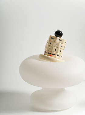 Moyu创意台历装饰礼品设计师木制斯堪的纳维亚风格装饰个性化万年