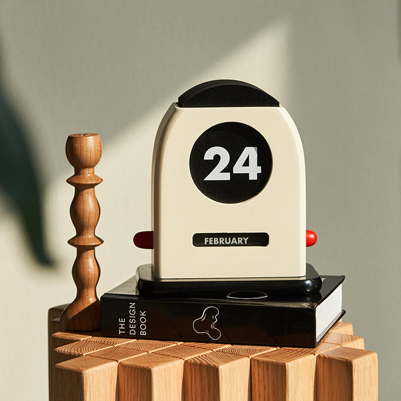 莫语 木质复古片片日历 设计师款创意万年历台历摆件装饰品北欧风,收纳整理,其他收纳,淘宝优惠券,粉丝福利购,淘宝优惠卷