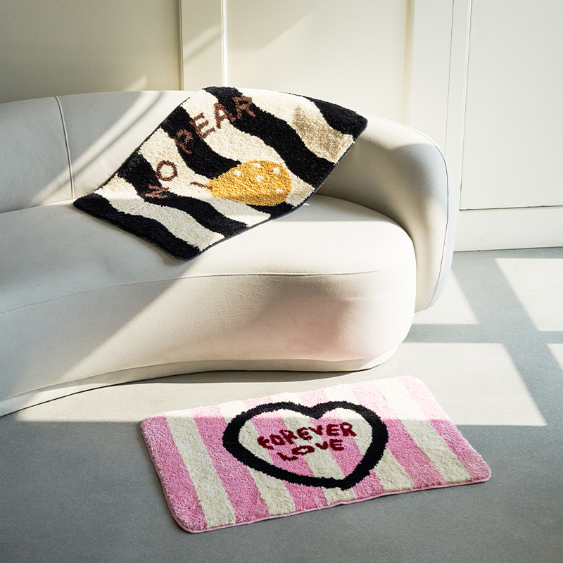 莫语防滑簇绒地毯床边毯