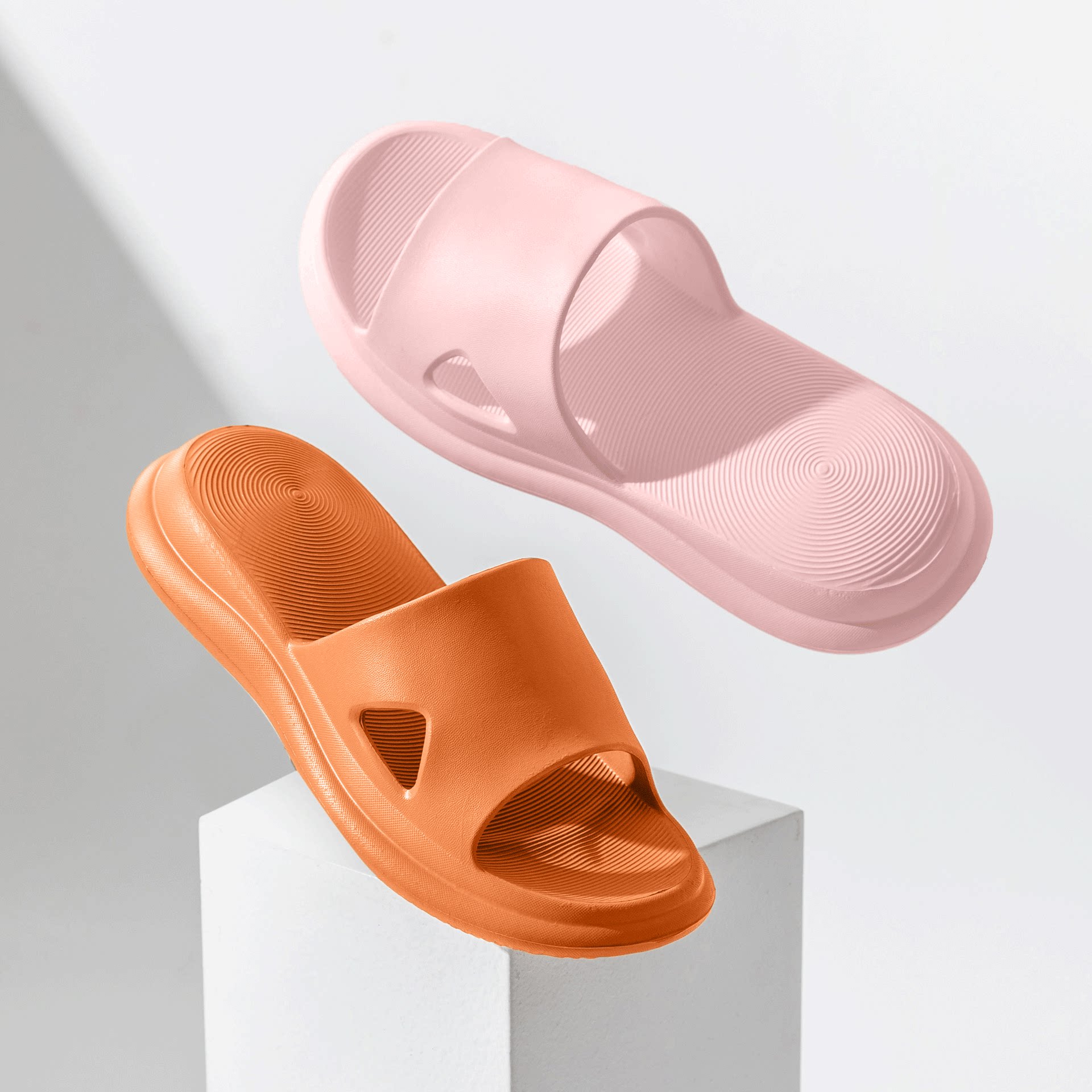 厚底踩屎感eva材质气垫拖鞋女士夏季家居家用浴室内洗澡防滑静音