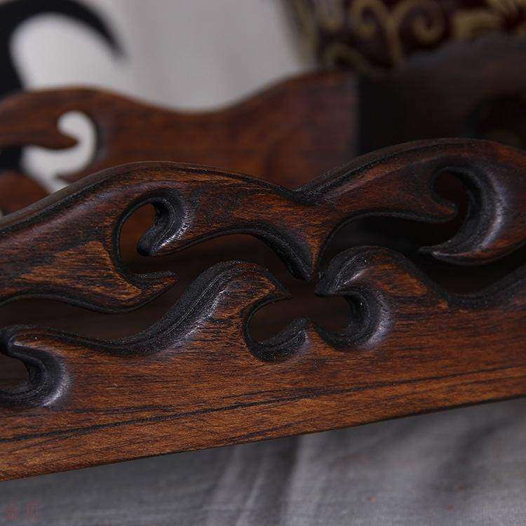 东南亚家居泰国进口手工艺品 柚木镂雕花收纳盒储物盒果盘