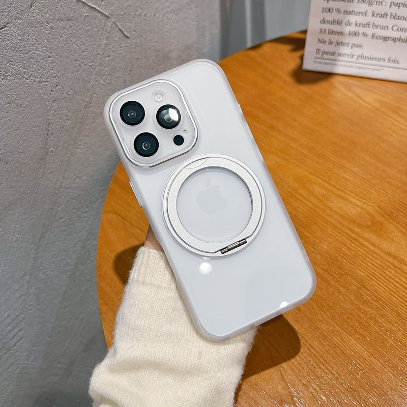 高透亚克力适用iphone16手机壳360度旋转支架苹果15plus新款女14promax外壳全包防摔13镜头膜12男磁吸保护套,3C数码配件,手机保护套/壳,淘宝优惠券,粉丝福利购,淘宝优惠卷