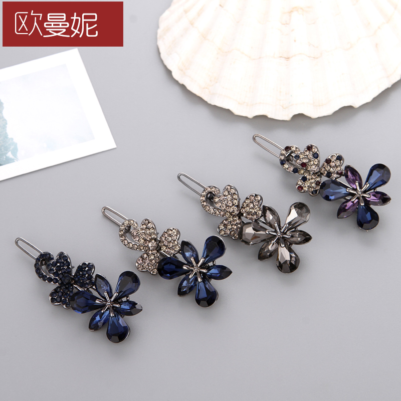 ins头饰顶夹发卡子仙美侧边刘海