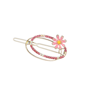 小雏菊一字夹青蛙扣发量少小号发夹耳边夹可爱日系少女刘海夹侧边