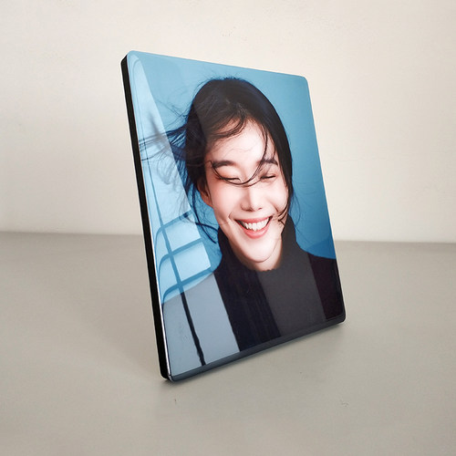 烤瓷水晶摆台洗照片做成相框定制