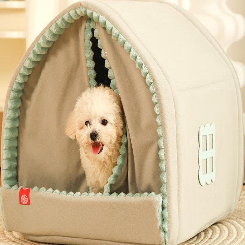 封闭式流浪猫窝房子别墅四季通用室外防水能挡风猫窝户外猫狗别墅