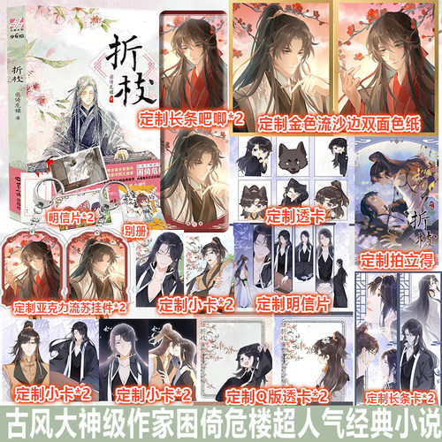 【亲签】折枝 困倚危楼小说DFH 为兄作者少年绘古风幻想纯爱小说青春文学畅销书籍晋江文学小说书籍