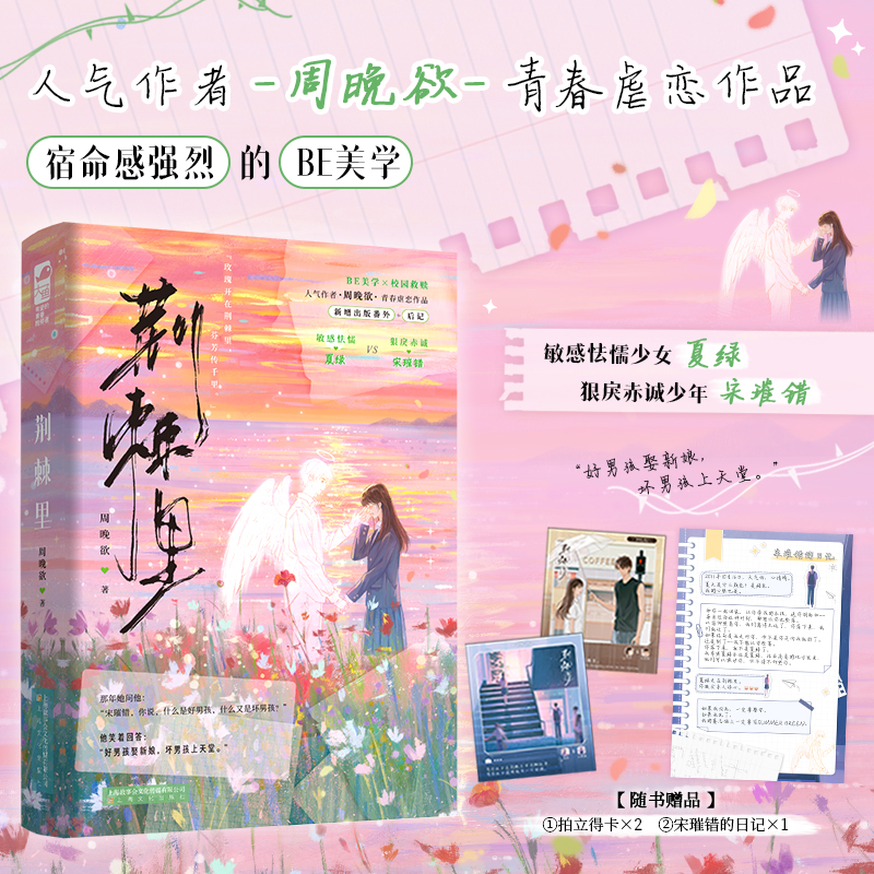 全新正版】荆棘里 人气作者周晚欲青春虐恋意难平作品 敏感怯懦少女夏绿VS狠戾赤诚少年宋璀错 相互救赎的青春虐恋小说