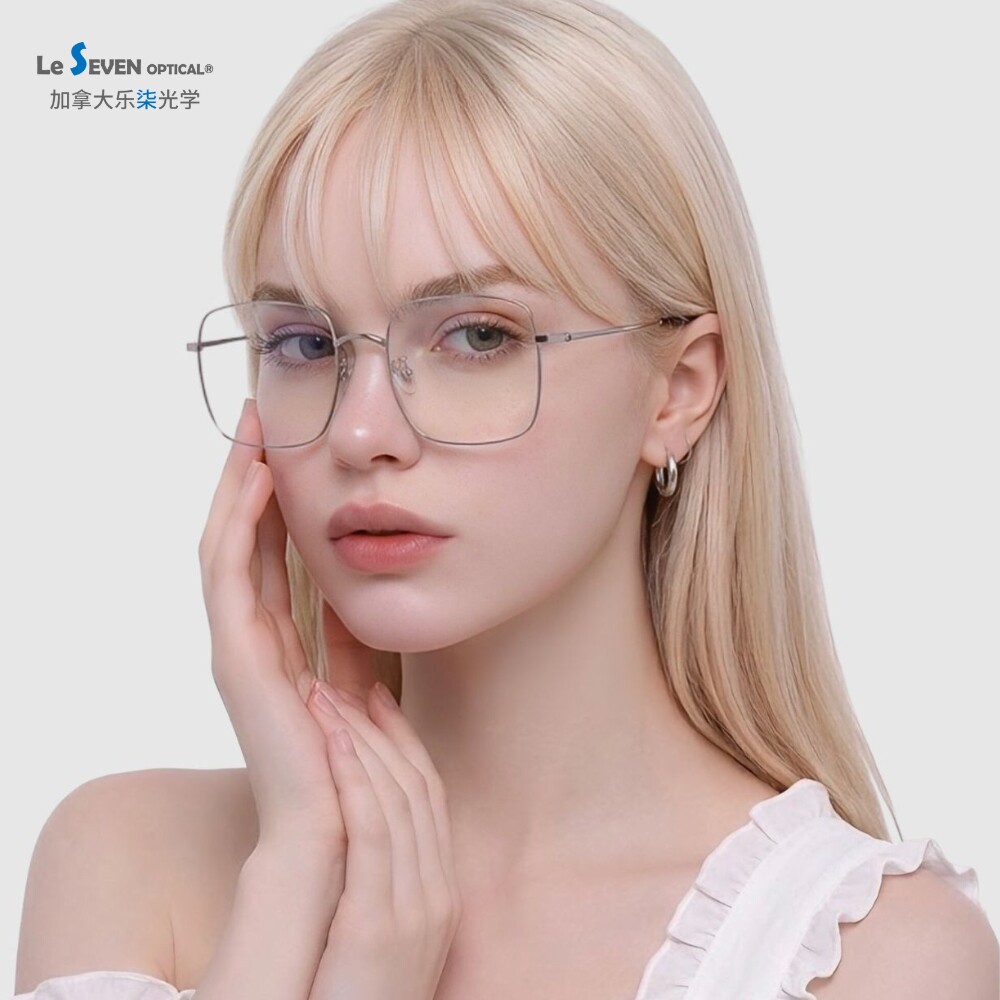 LeSeven汪苏泷张月同款方框眼镜可配度数女防蓝光素颜眼镜LS1906