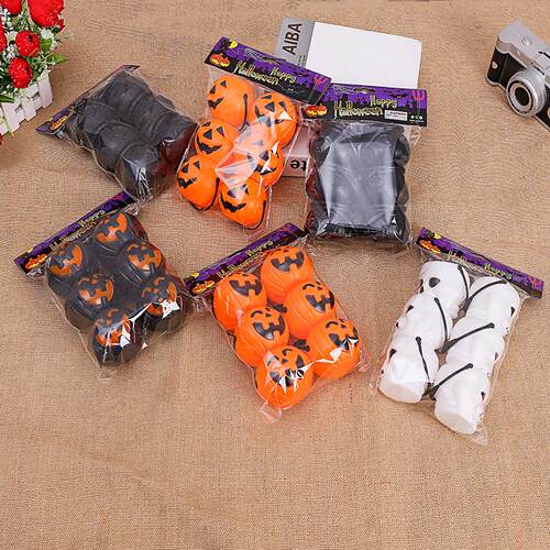 Halloween pumpkin jar bar decoration props万圣节手提南瓜灯