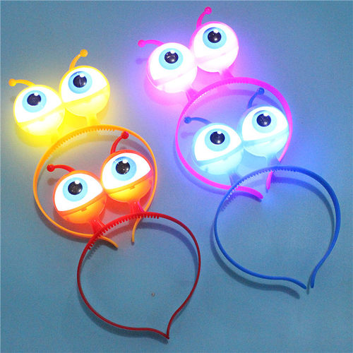 Halloween horror headband prop children's light-up toy头箍