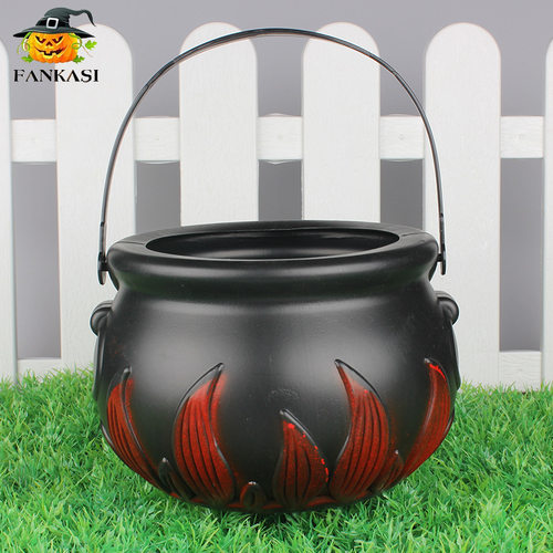 Halloween Black Witch Flame Bucket万圣节黑色巫婆火焰桶