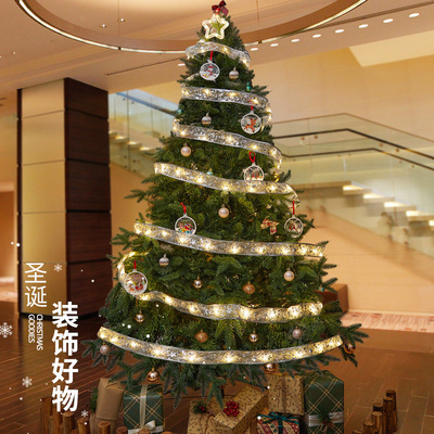 Christmas tree decorations LED filament with colored lights