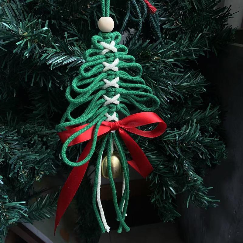 Handmade Christmas tree decorations圣诞节气氛挂饰布置圣诞节