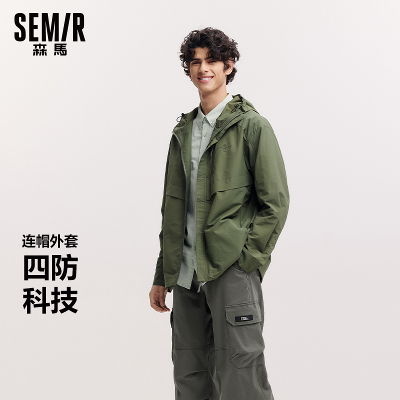 森马男三防情侣外套夹克春季新款