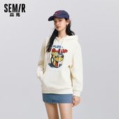 新款 2025春装 商场同款 森马迪士尼米奇家族合作系列卫衣女中长款