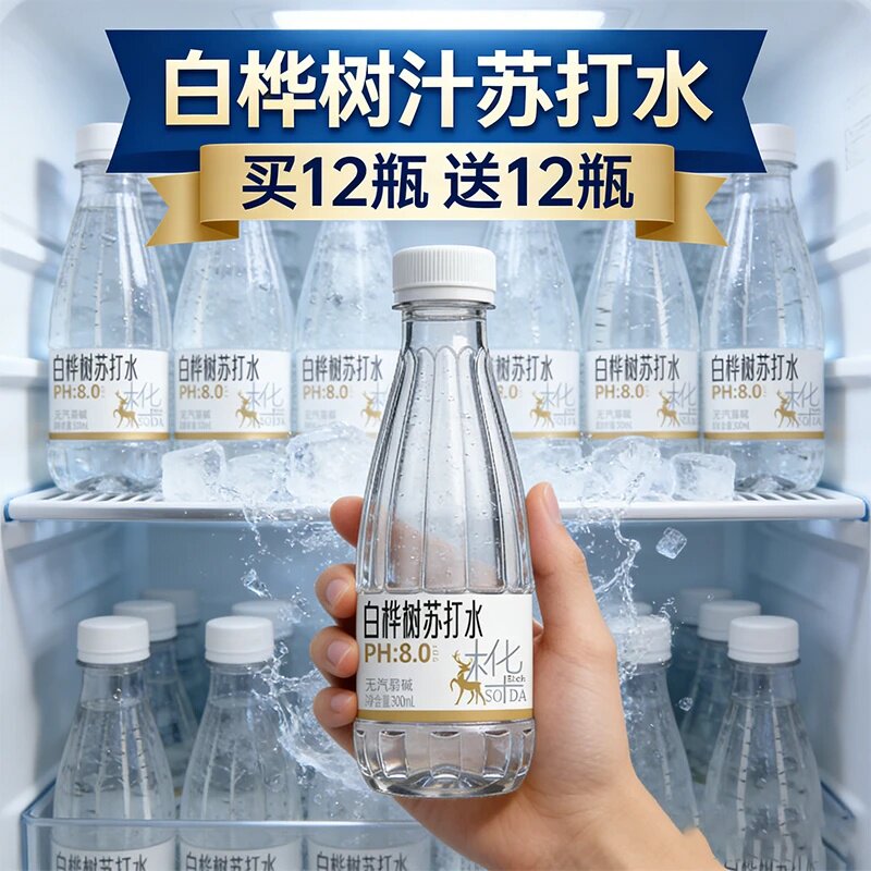 现货速发白桦树汁苏打水整箱办公