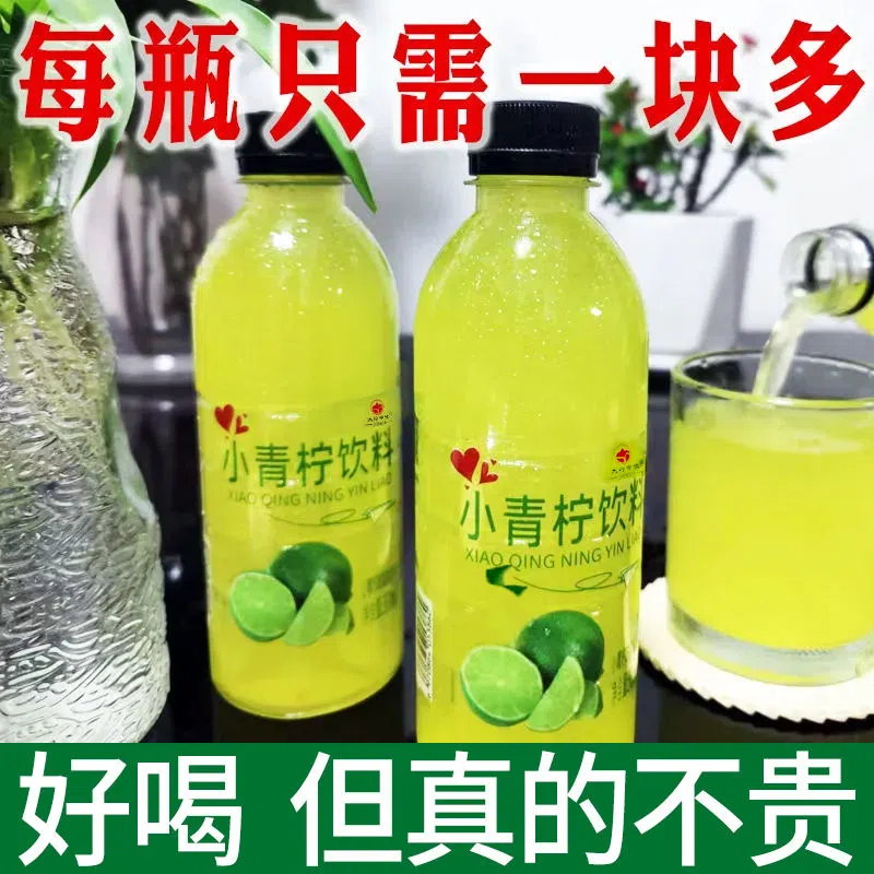 超市小青柠汁饮料360ml*24支 时令青柠果汁急速发货整箱特价批发