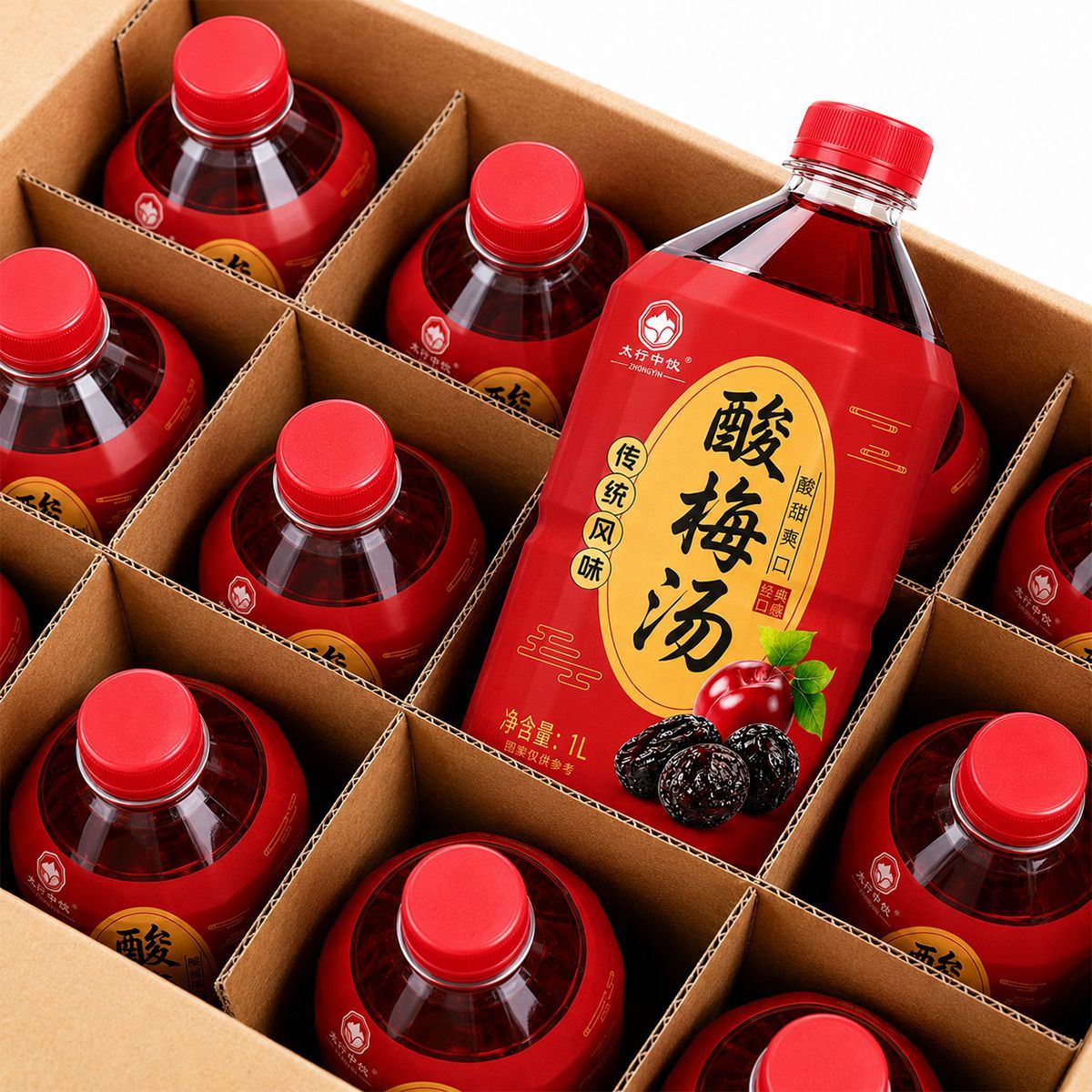 整箱优惠活动冲量大瓶酸梅汤饮料