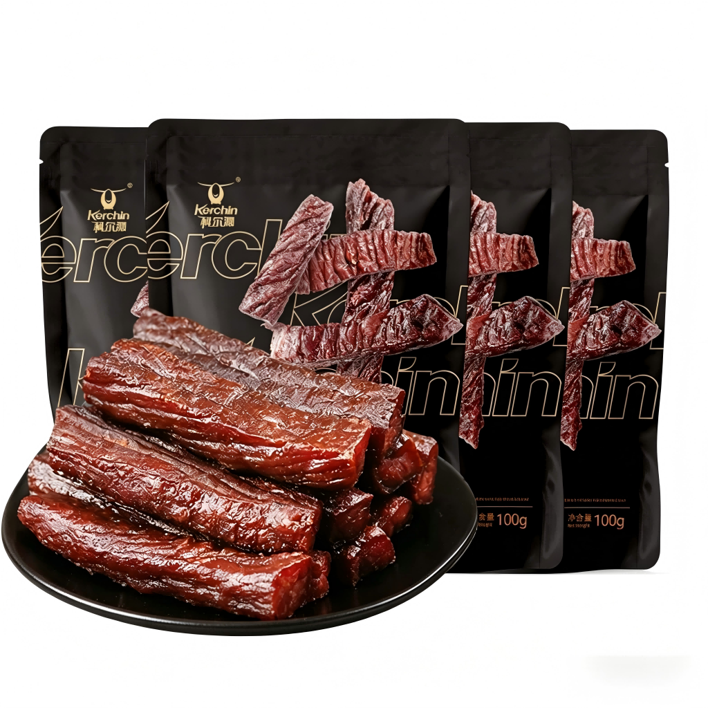 科尔沁手撕牛肉干内蒙古风干牛肉干草原500g牛肉干零食健身独立装
