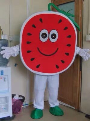 水果卡通人偶服装西瓜动漫玩偶行走人穿公仔表演衣服水果西瓜道具
