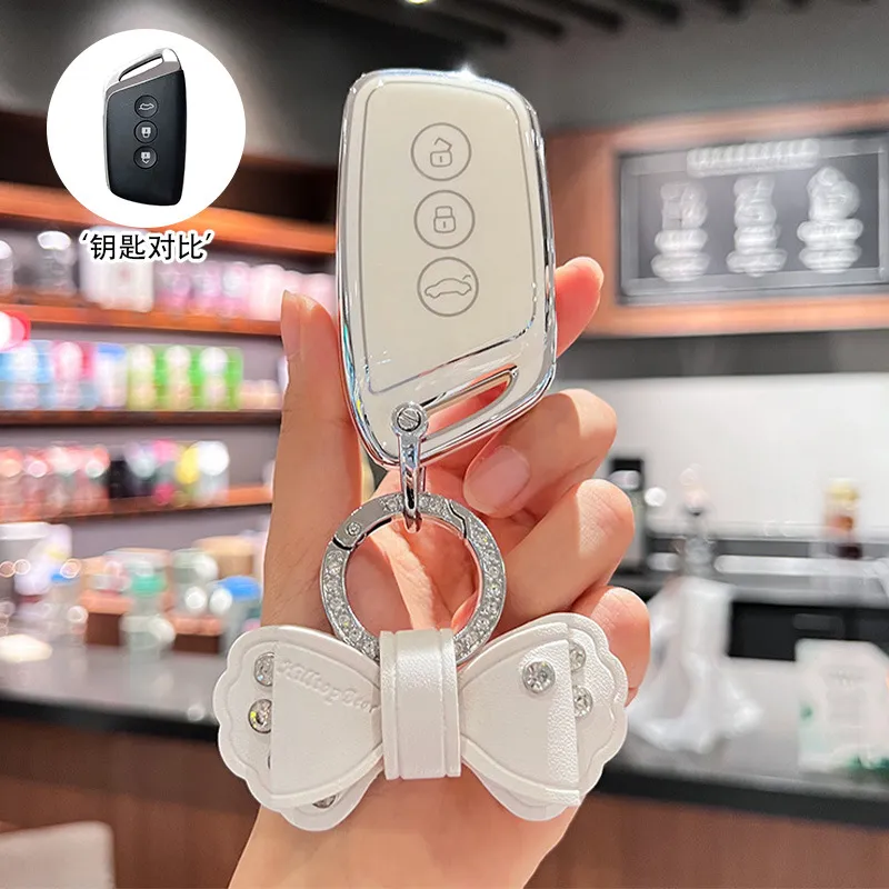 新宝骏kiwi钥匙套EV女rc6/rc5扣e300/rs5五菱nano汽车rs3壳包