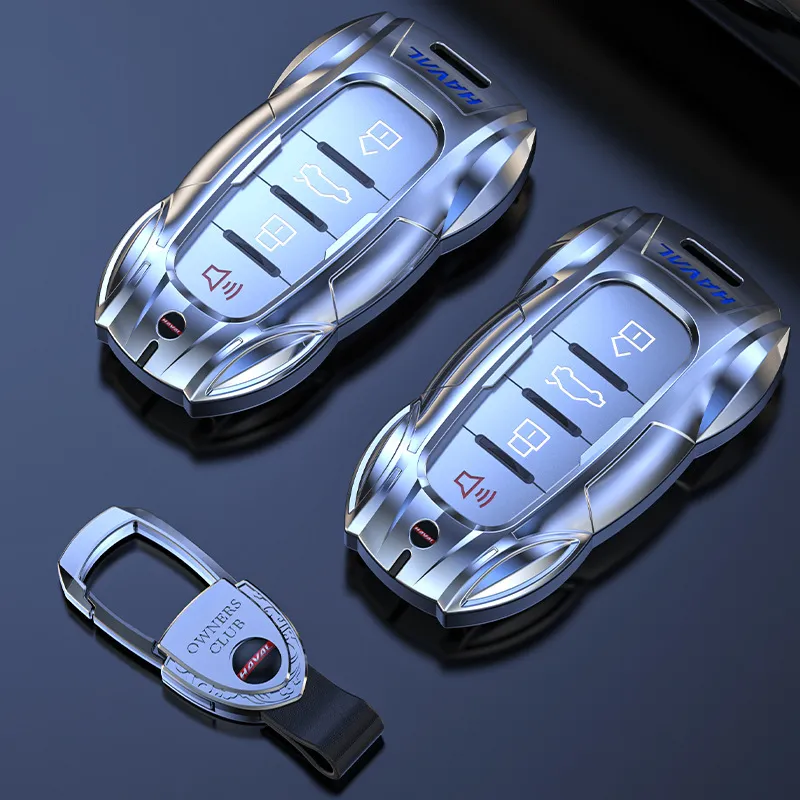 适用于长城哈弗H6钥匙套H2S/M6/运动版H7H4/F7X金属H8H9包扣壳