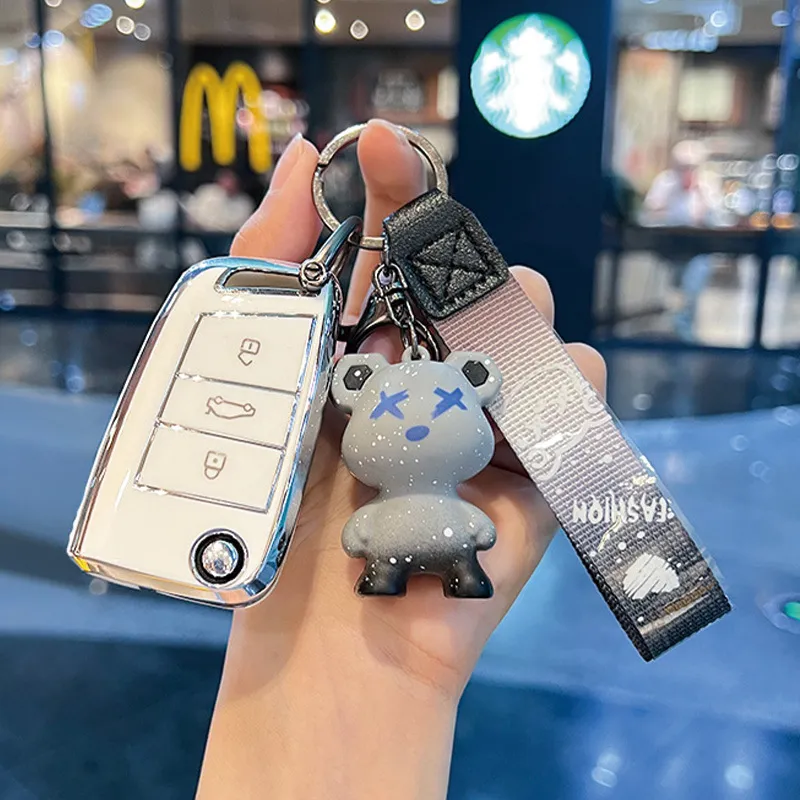 适用大众钥匙套2017款帕萨特18款帕萨特高档汽车壳包扣男女