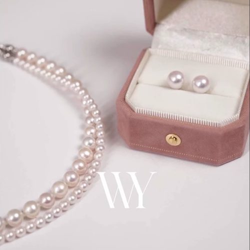 淡水akakoya珍珠chocker