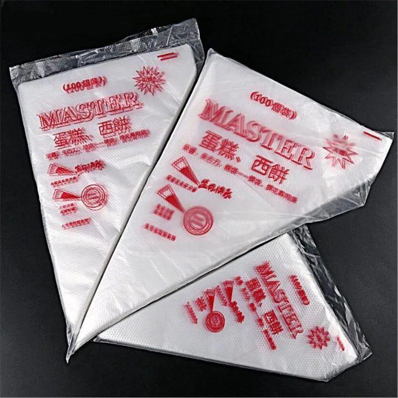 100Pcs Disposable Pastry Piping Bags Cake Decoration Kitchen