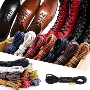 Shoelaces Round Shoe 1Pair Boot Waxed laces Laces Cotton