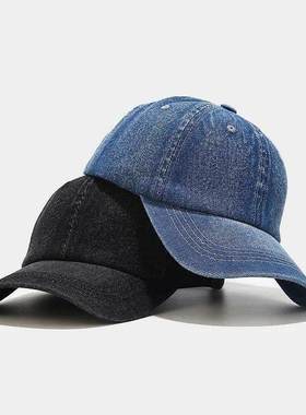 。High Quality Fashion Denim Baseball Cap Men Women Jeans Sn